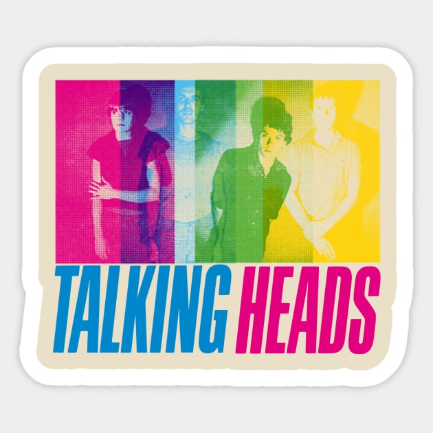 Talking Heads Sticker by HAPPY TRIP PRESS